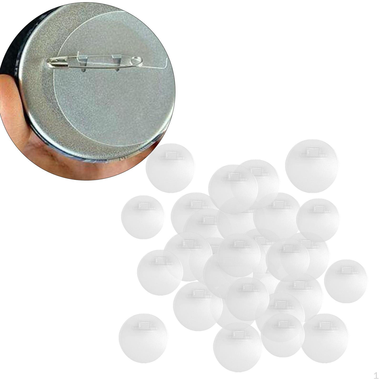 

200 штук прозрачных значков задняя пленка пресс изготовление антицарапающая прокладка штифт кнопка часть 52mm