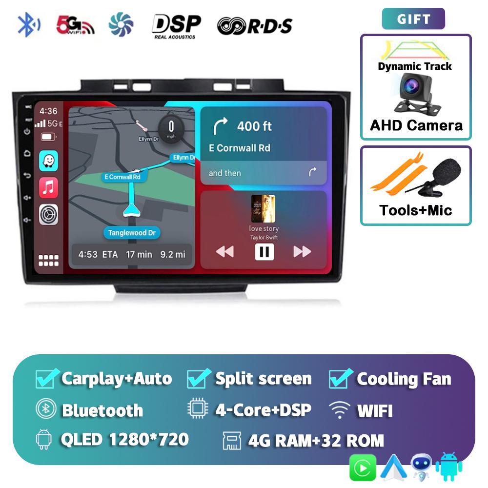 Android 14 Carplay Car Radio For Great Wall Greatwall Hover H5 Haval H3 2013-2019 Multimedia Player GPS Navigation 2din Stereo