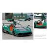 1/24 Pagani Huayra BC Supercar Alloy Die Cast Toy Car Model Sound and Light Pull Back Children's Toy Collectibles Birthday Gift