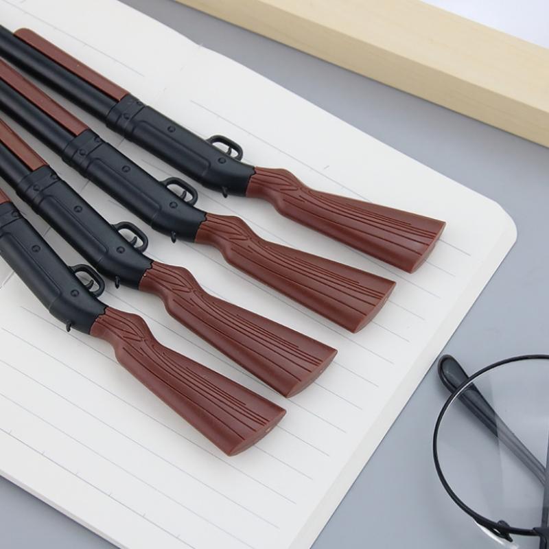 5Pcs Unique Design Smooth Writing Gun Pen, Pen Gun, Writing Instrument,Office Supplies, Stylish Pen, Fun Stationer,Ballpoint Pen