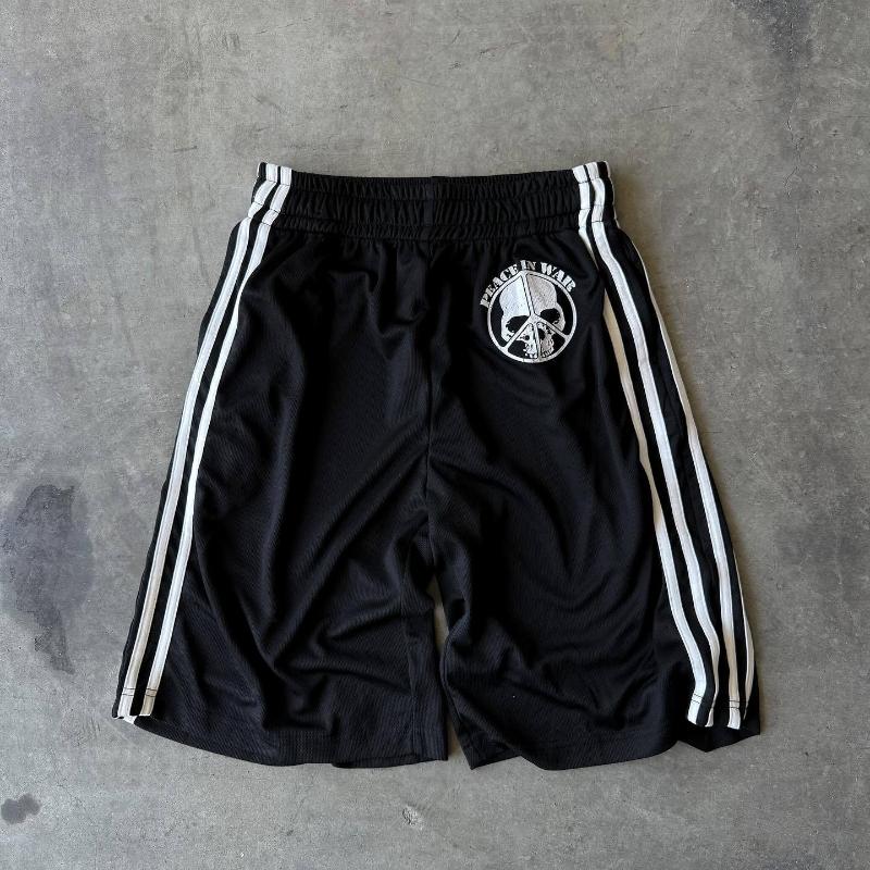 

Европейские и американские Y2K эластичные шорты с принтом в полоску, повседневные спортивные хип-хоп S