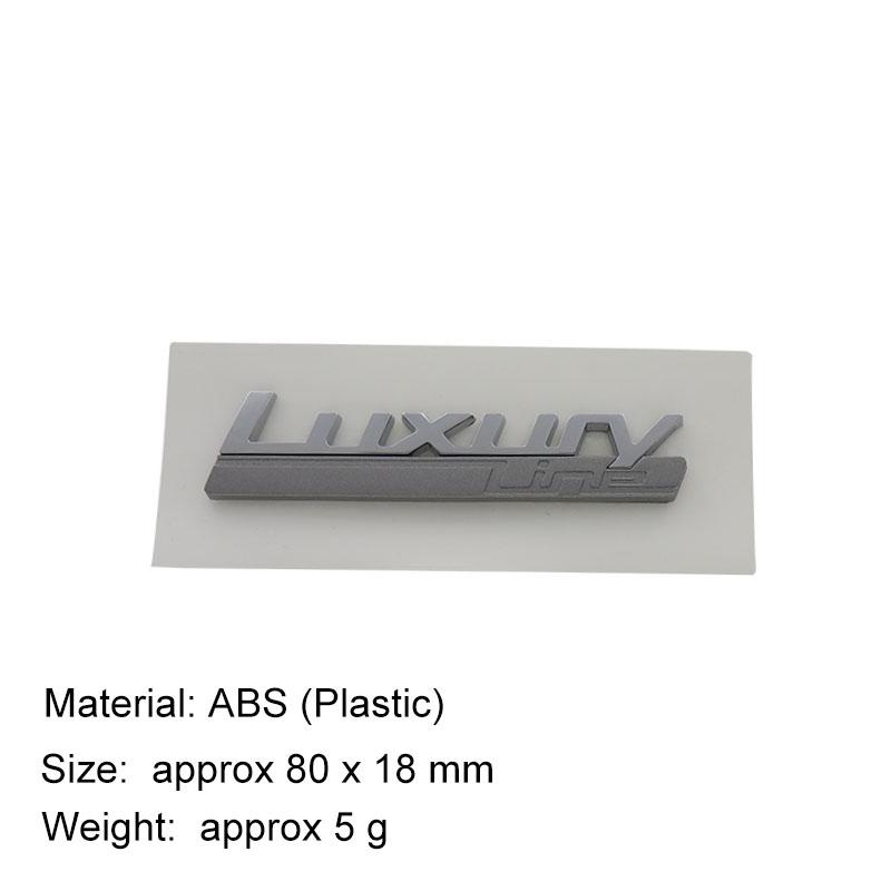 3D Premium LUXURY LINE SPORT LINE for Car Engine Hood Fender Trunk Tail Rear Decal Emblem Badge Sticker