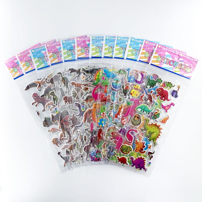 

12 листов/упаковка Милые объемные 3D наклейки для детей, скрапбукинга, украшения ноутбука, мобильного телефона, подарок на день рождения для девочки/мальчика