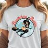 Bewitching Betties Unisex T-Shirt, Witch Broom Moon Tee, Halloween Gift, Witchy Apparel, Magic Shirt
