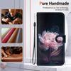 Etui PU X7A Do Honor X7a Etui Portfelowe Do Huawei Honor X 7a x7 Malowane Etui Honor X6a X6 X5 Plus Skórzane Pokrowce Książkowe Coque Muszle
