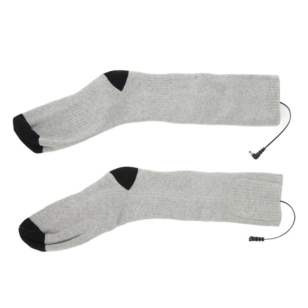 Electric Hting Socks Winter Thicken Cotton Cold   Warm USB Plug in Electric Socks for Men Women