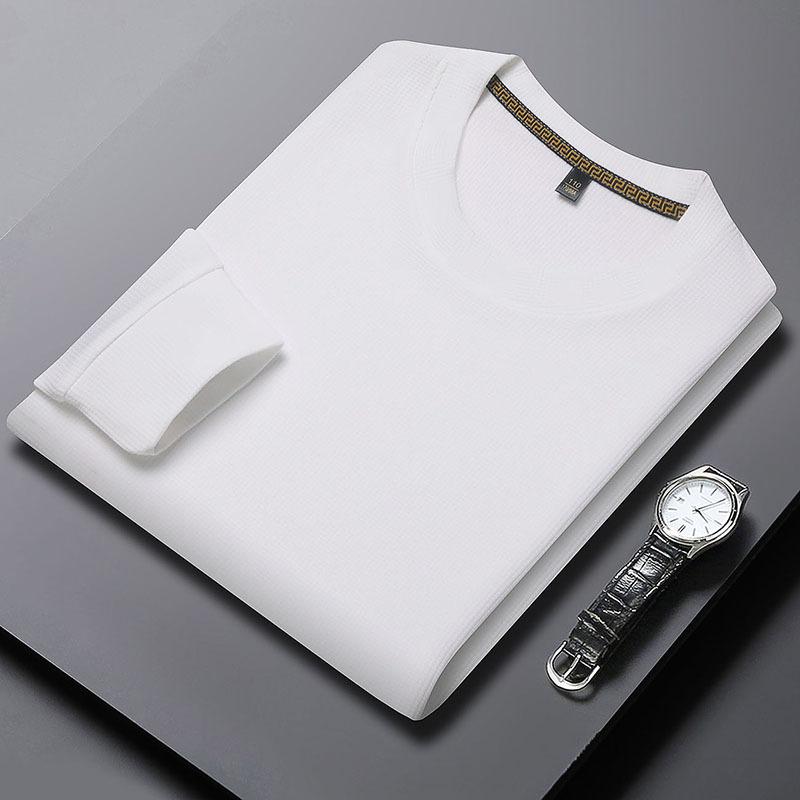 

Мужская вафельная футболка с длинным рукавом и круглым вырезом XXXXL