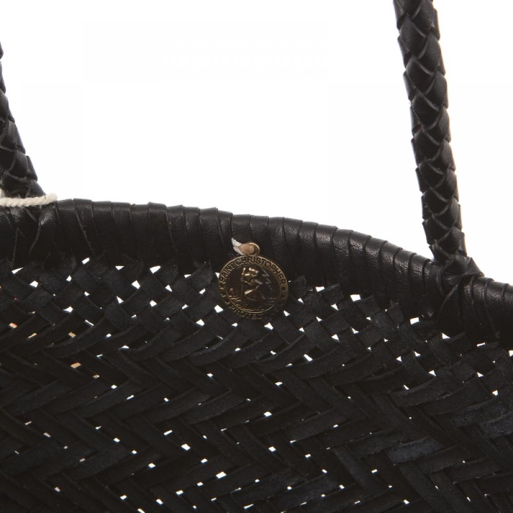 Dragon Diffusion 8809 Black Mini Flat Gora Tote Bag