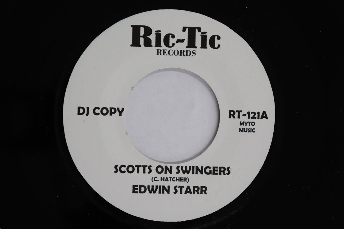 

7inch Record EDWIN STARR / FANTASTIC FOUR - Scotts On Swingers / Can t Stop Loo RT121 RIC-TIC RECORDS US Soul/Funk Used