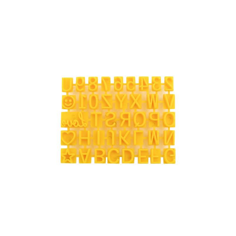 Detachable Ink Pad: Decorative Letter and Number Print Kit