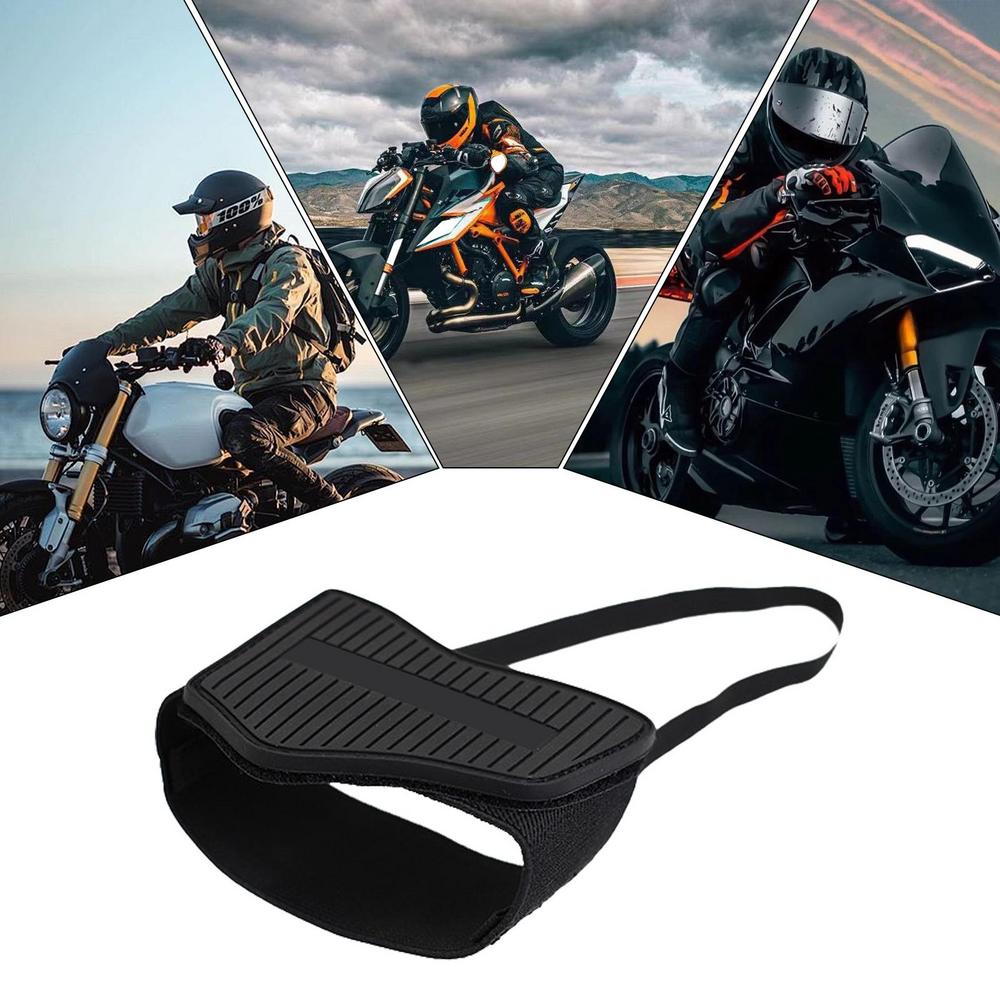 1pc Motorcycle Shoe Protective Gear Shift Pad Portable Riding Shoe Boot Protector Cover Wear-resistant Riding Accessories