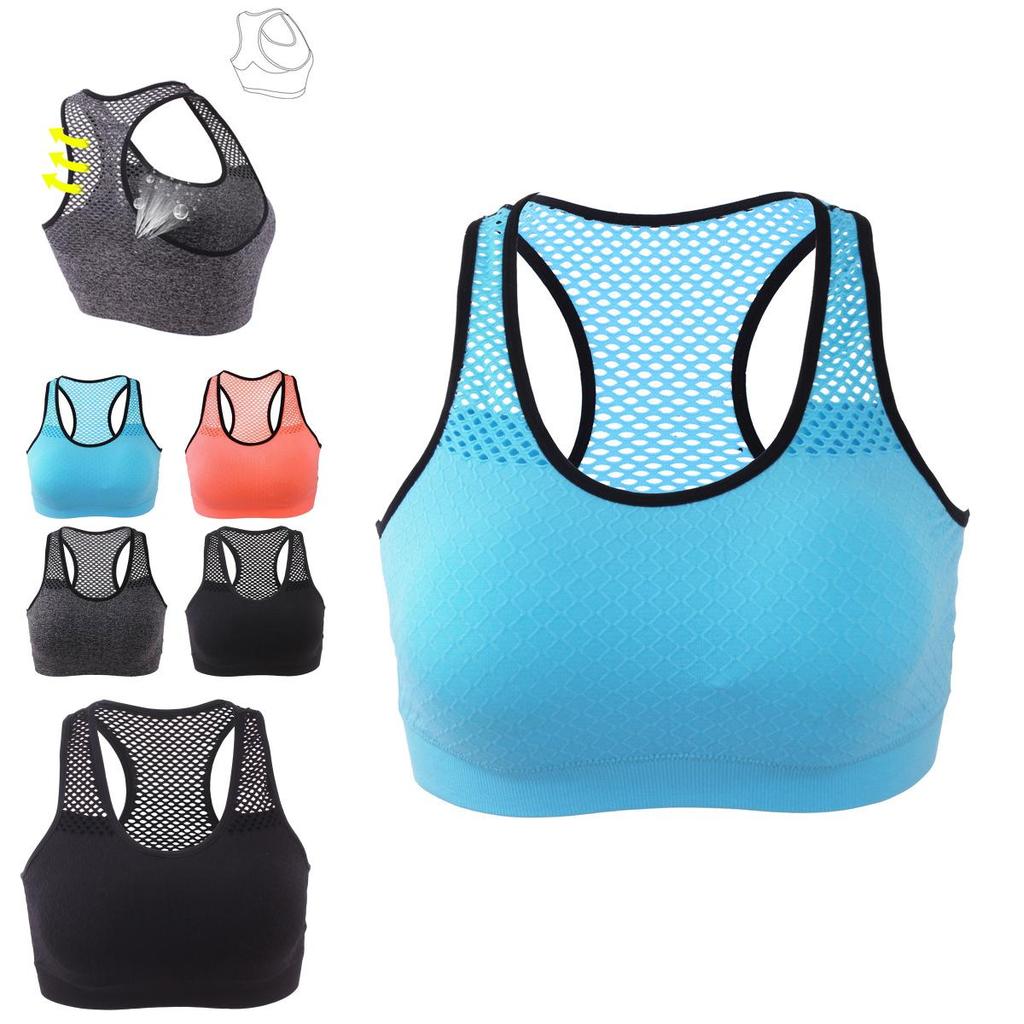 Sutiã Esportivo Feminino Ultraleve Tops Cropped Para Atividades de Fitness de Alto Impacto