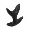 Unisex Soft Silicone Waterproof V Shape Butt Anal Plug Dildo Prostate Massager