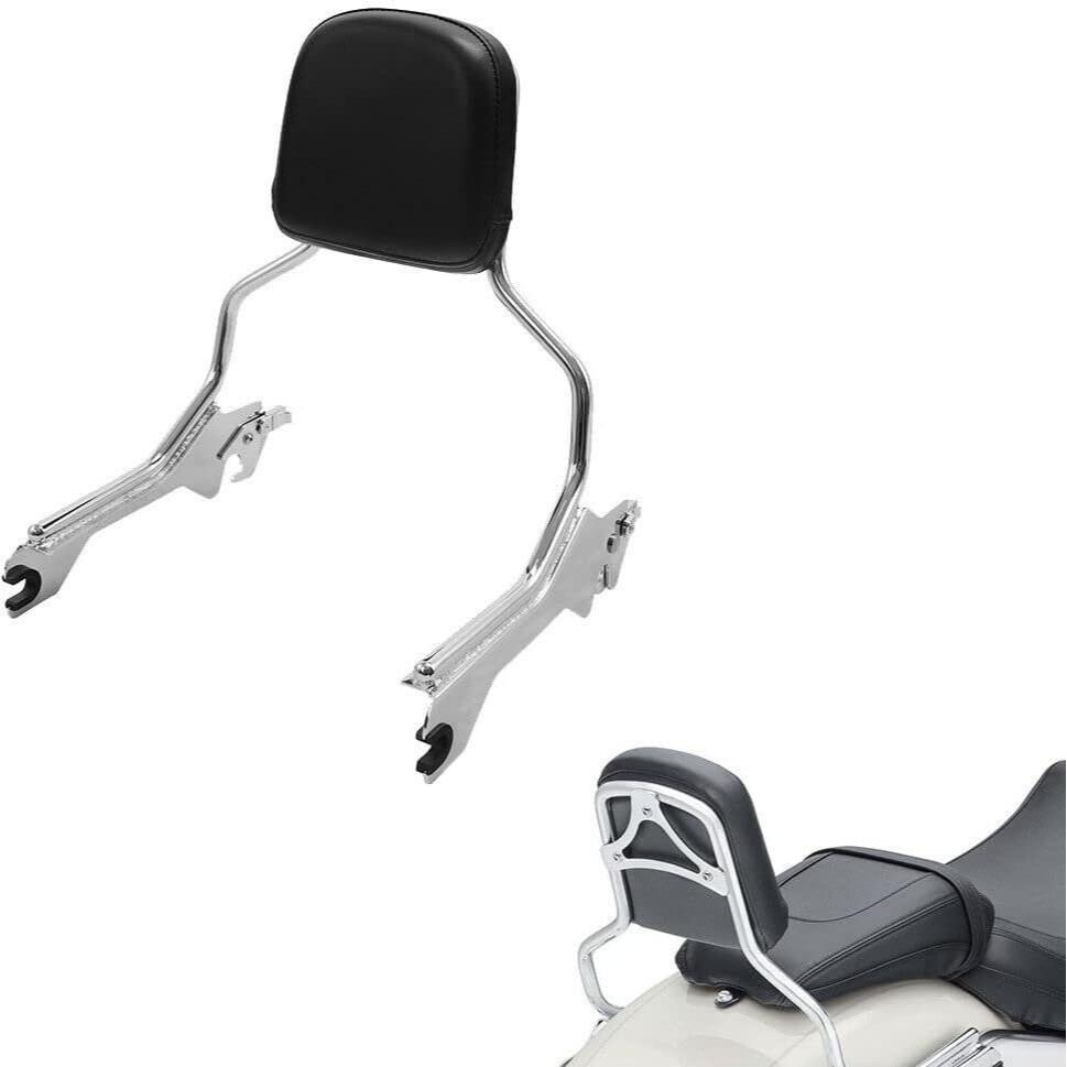 Quick Release Rear Passenger Backrest for Harley Softail, Fat Boy, Road King, Street Bob (2018-2025)