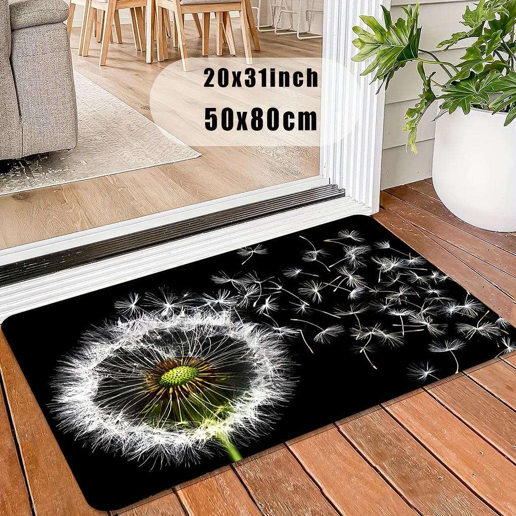 Household Dust-proof and Non-slip Crystal Velvet Floor Mat