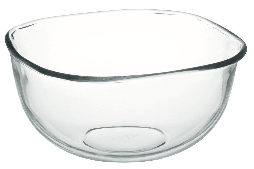 

iwaki Heat-resistant glass bowl, square, outer diameter 23 x 23 cm, 3.3 L, KBC337