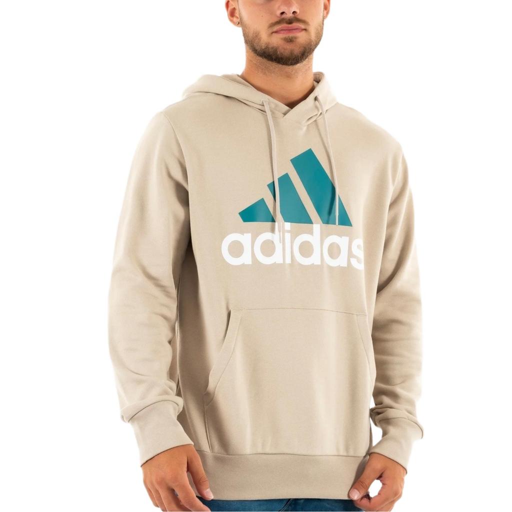 Adidas Sweatshirts Men's Beige Hooded Moderate Regular IJ8584