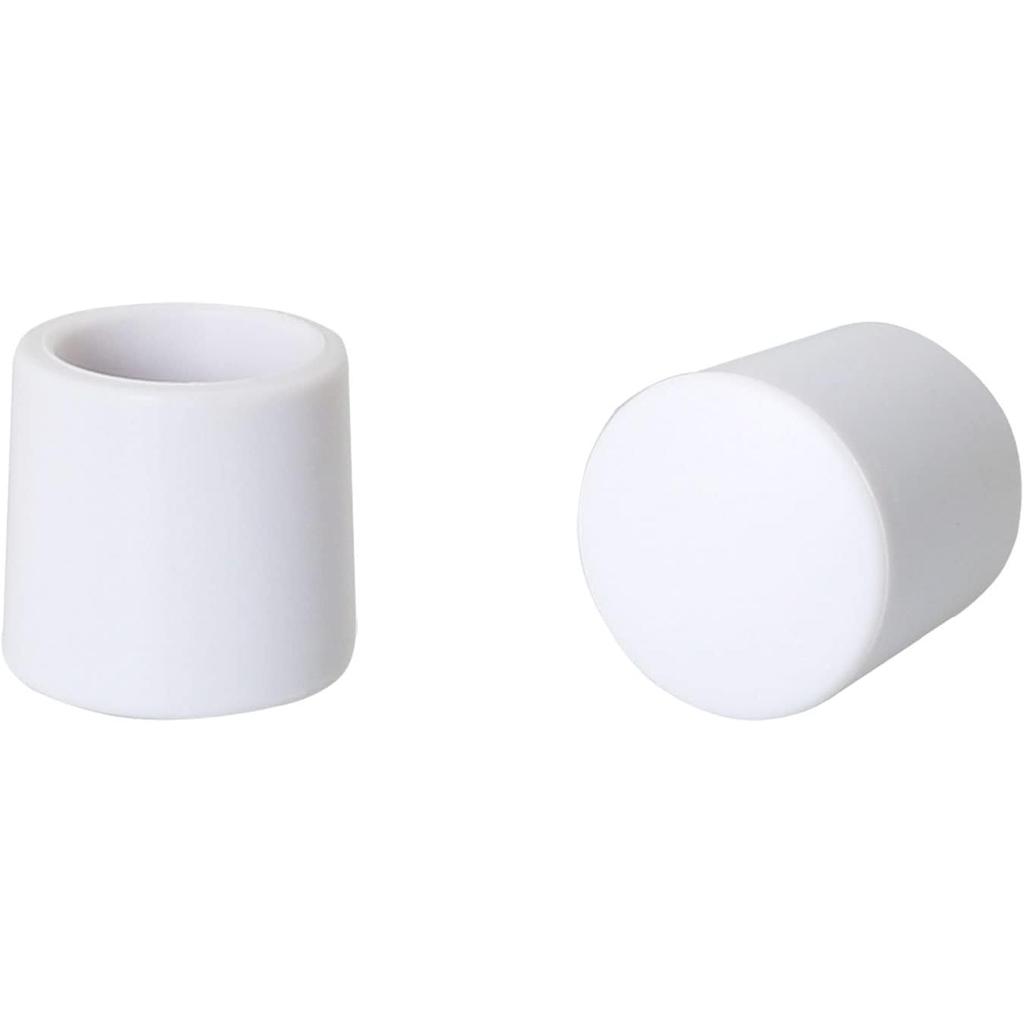 Door Stop Bumper Tips DGBRSM 8pcs White 0.4 Inch Door Rubber Stop Bumper Replacement Stopper Tips Caps Protect Doors & Wall Household Door Stopper