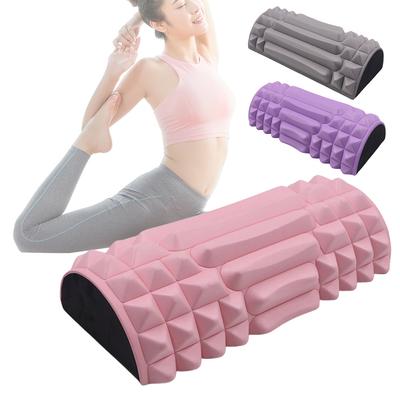 Foam Roller Massage Column High Density Exercise Roller Multi-Function Portable Muscle Roller Half Round for Yoga Pilates
