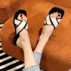 Roman style slippers women's outerwear 2025 new Korean version of one-word drag flat-soled soft-soled beach shoes sandals ins wind
