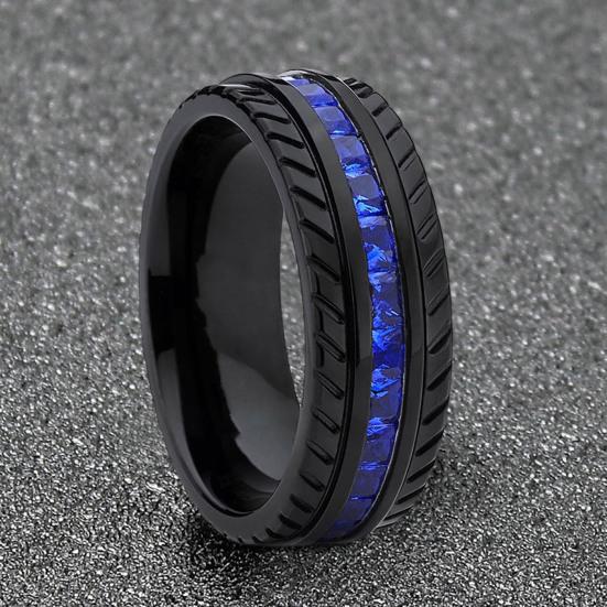 Casual Fidget Ring Fine Workmanship Blue All Match