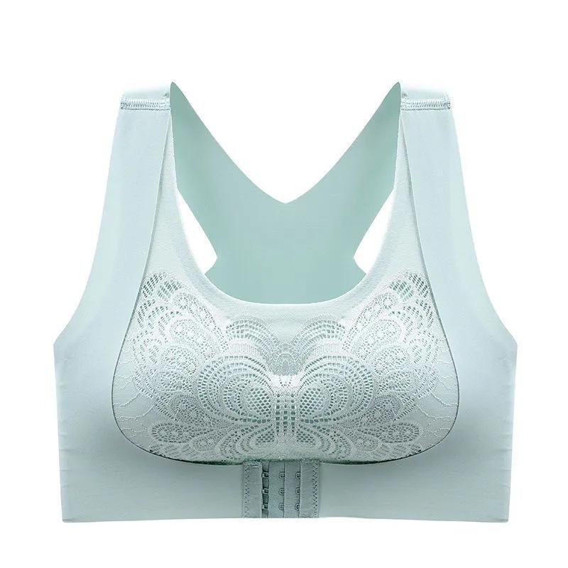 

Traceless underwear women s lace beautiful back gathering large size no steel ring text bra sports chest wrap anti-sagging tube top 3XL [160-90kg]