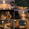 Tledtech Rechargeable Night Light, Desk Lamp [Cordless, Touch Control], Bedside Light, 3 Color Switching, Stepless Dimming, USB Charging, IPX4