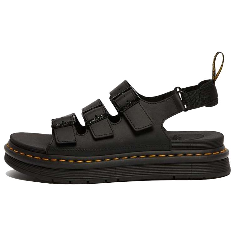 Dr. Martens Solomon Open-Toe Platform Fashion Beach Sandals Unisex Sandals Black 25767001 45