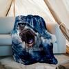 1PC Custom Name Oceanic Predation outdooor Flannel blankets Patterns Throw Blanket All-Season Soft Gift for Couch, Bed, Camping gifts