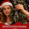 Light Bulb Shaped Refillable Bottles Christmas Ornaments Plastic Candy Containers DIY Christmas Ball Plastic Baubles