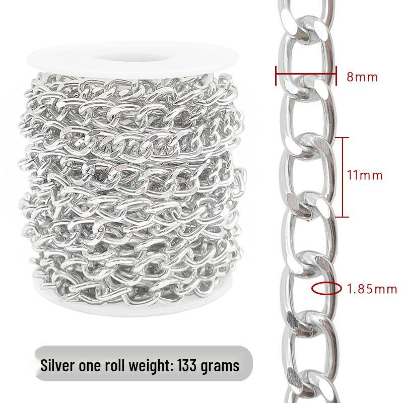 Cross-Border DIY Handmade Necklace: Semi-Finished Metal and Aluminum Chain Jewelry Accessories