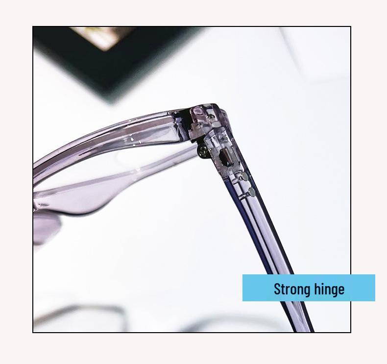 Xiaohongshu TR90 Super Light, Slimming Dark Style Large Frame Glasses