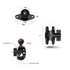 Tough-Claw Mount with Double Socket Arm and Round AMPS Base Adapter for 1 Inch Motorcycle Mount Gadgets Extension Arm