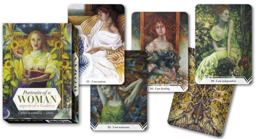 Kancharo Oracle Cards 45 Pieces Tarot Fortune Telling of a Aspects of a Goddess Inspirational Japanese Oracle Card Basic Instructions Pouch Included