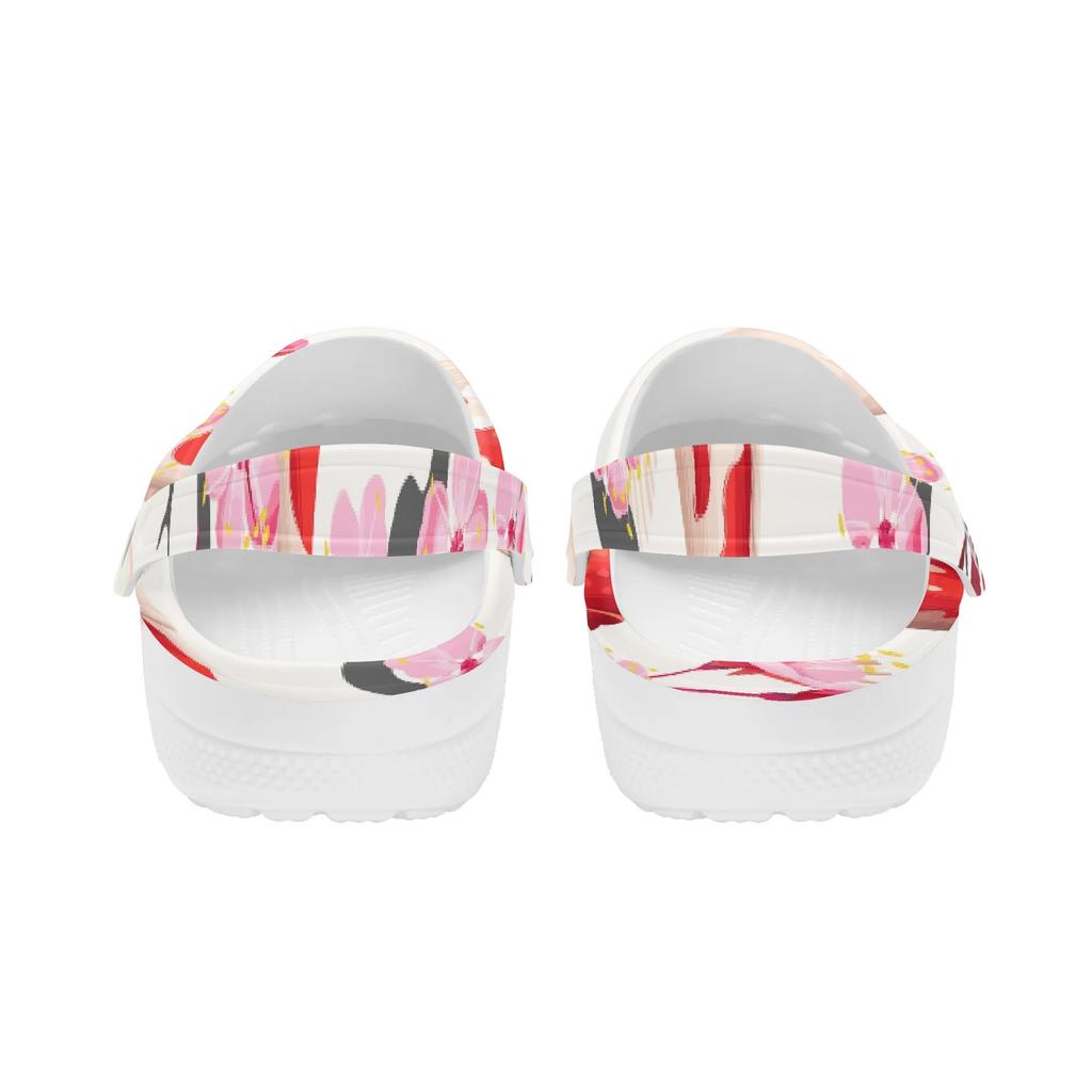 Men Women Allover Printed EVA Clogs Flexible Breathable Slip On Casual Shoes Flexible Soft Sole Summer Sandals Easy Daily Wear