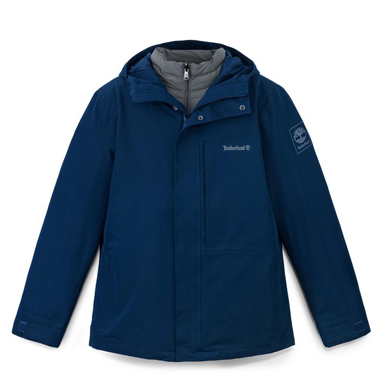 Timberland Куртка мужская пуховая подстежка три в одном водонепроницаемая теплая A41V3451 XS