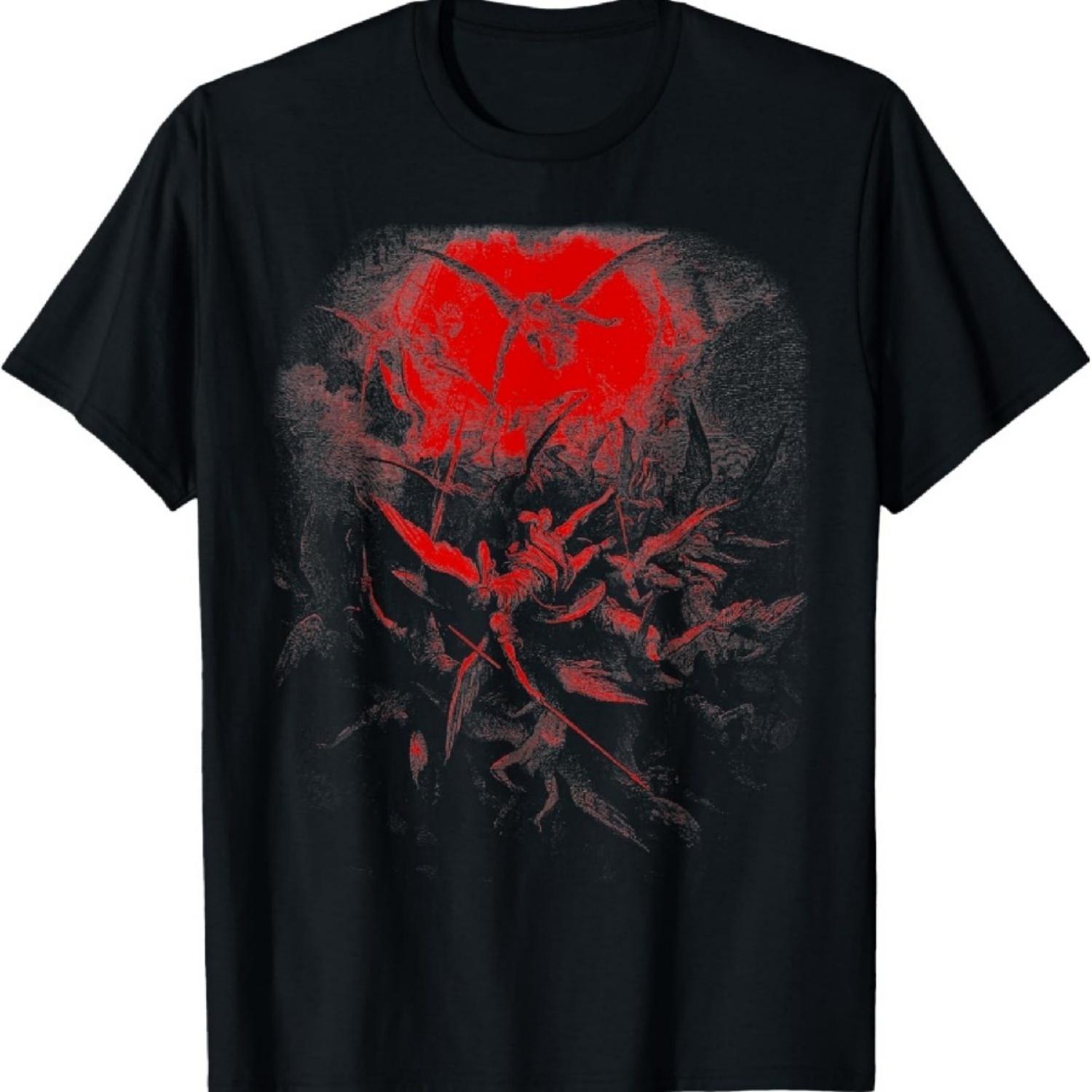 Футболка ShirtsFromOuterSpace Gustave Dore - Михаил изгоняет всех падших ангелов 1866 S