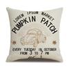 Thanksgiving Linen Pillow Case Autumn Pumpkin Print Supply Pillow Cushion Cover Premium Durable Quality Useful