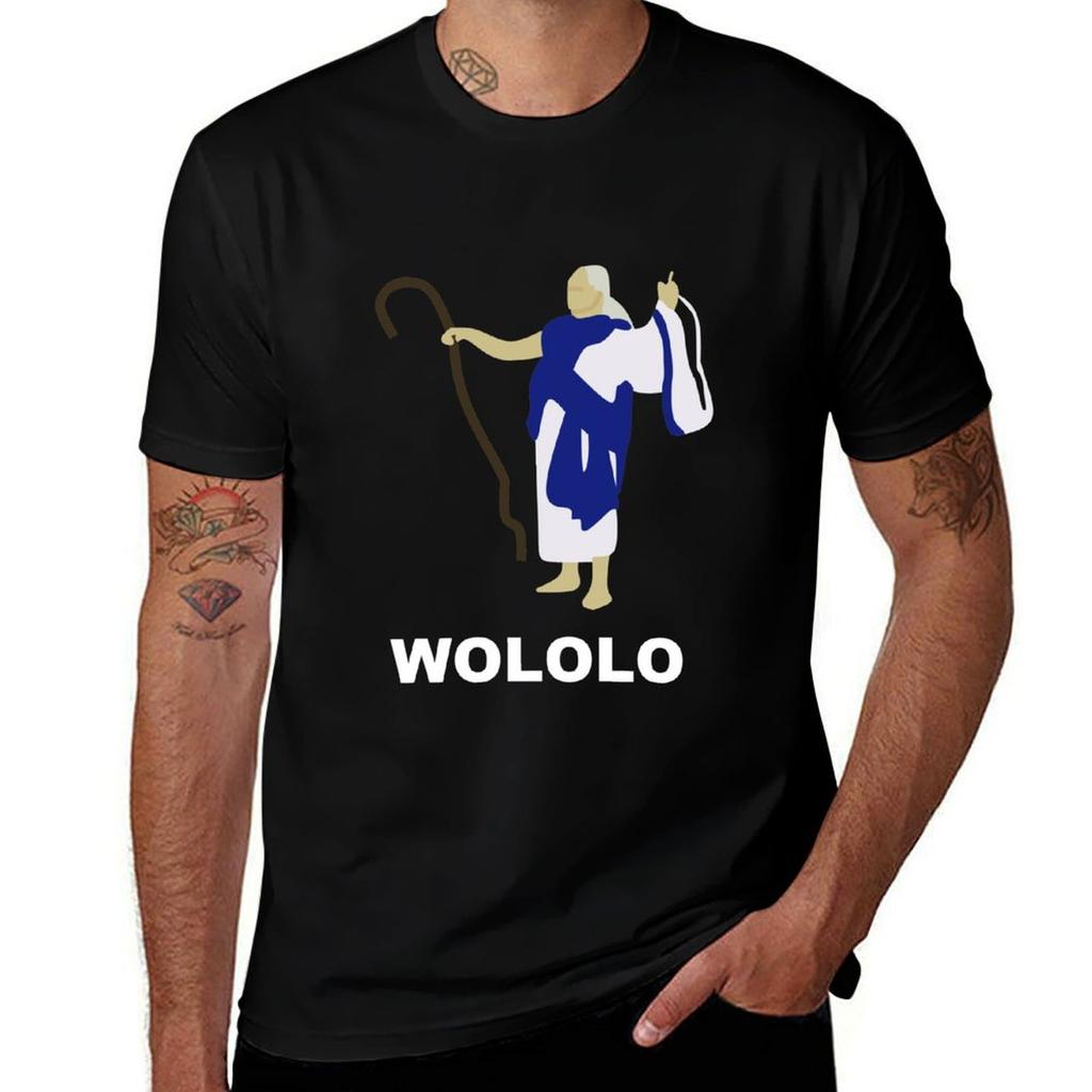Wololo Blue Tshirt Running Gym Short Sleeve Sports Tee