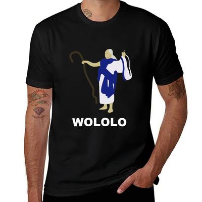 Wololo Blue Tshirt Running Gym Short Sleeve Sports Tee
