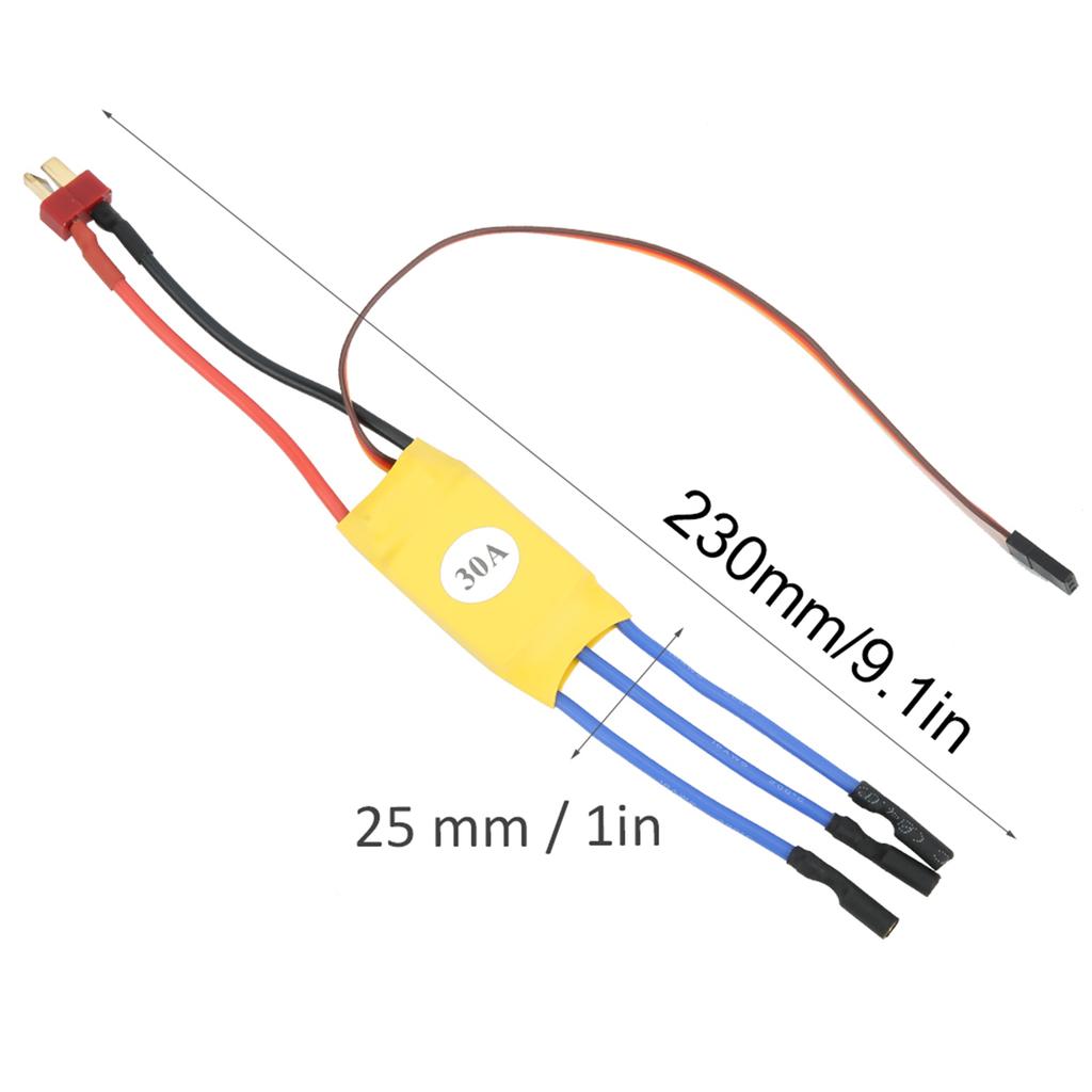 30A ESC T Plug 3.5mm Quadcopter Drone Brushless ESC Upgrade Part Accessory