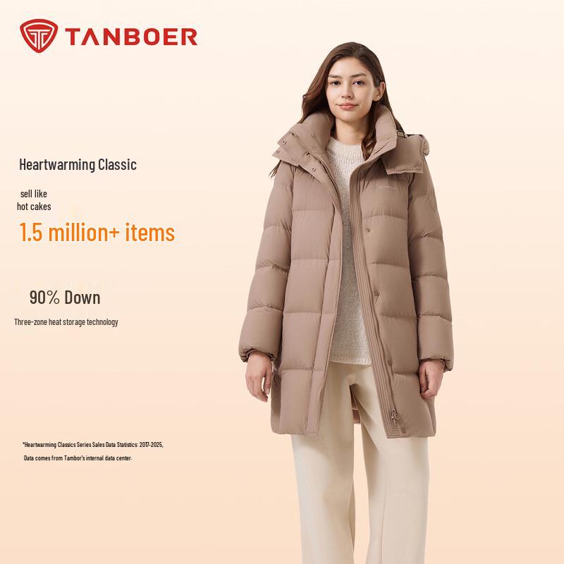 

Tanbor TB5530816Z Women s Detachable Hood Down Jacket M (165)