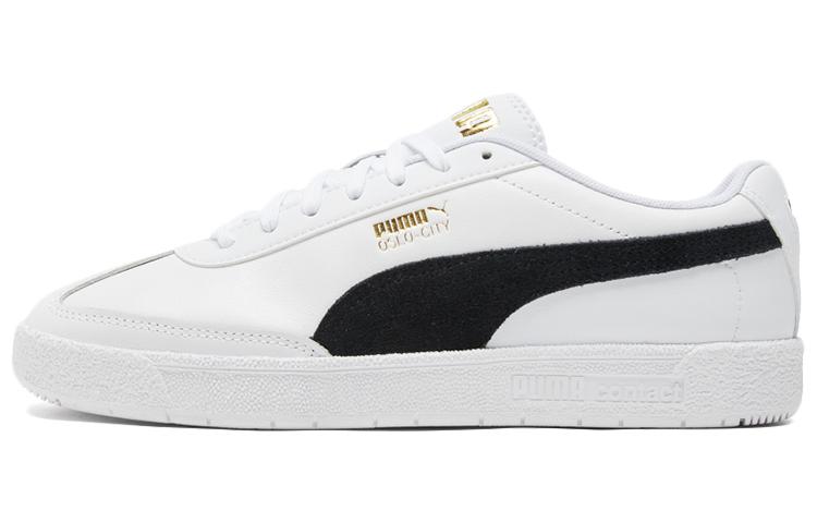 Puma Oslo-City  White Black  35.5