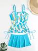 Women Bikini Set  Floral Printed Swimwear  Sexy Swimsuit  Swimwear  Push Up Two Piece Swimsuit Tank Top Printed Swimwear