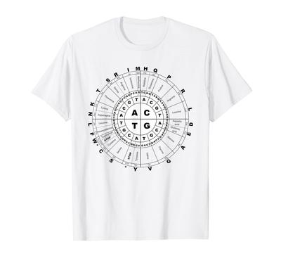 Biology DNA Amino Acids T-Shirt Science Teacher Student Tee