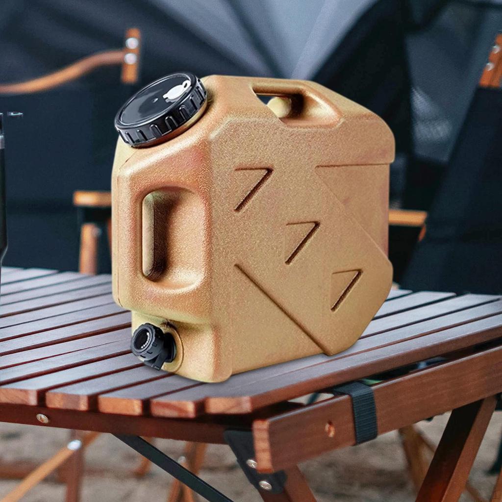 Water Container with Faucet Barrel Carrier Bucket Jug for Camping Picnic Fishing