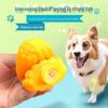 Chew-Resistant Peanut Dog Toy: Cute, Tear-Resistant, Sounding Vinyl for Teething Pets