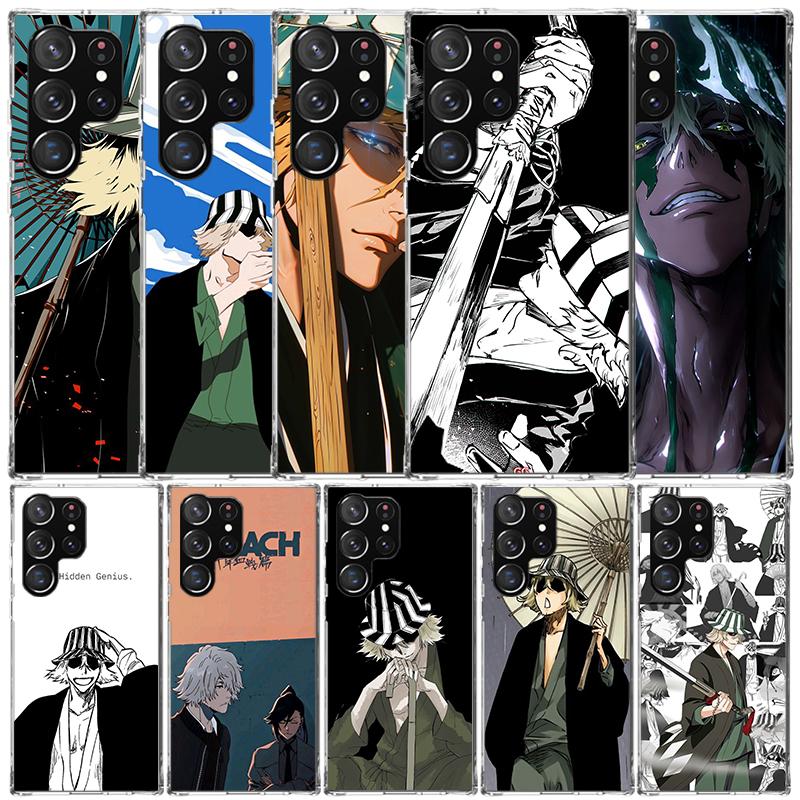 Bleach Kisuke Urahara Phone Case For Samsung Galaxy S24 S25 Edge S26 Ultra S22 S23 Plus S21 + S20 FE Soft TPU Back Cover Galaxy