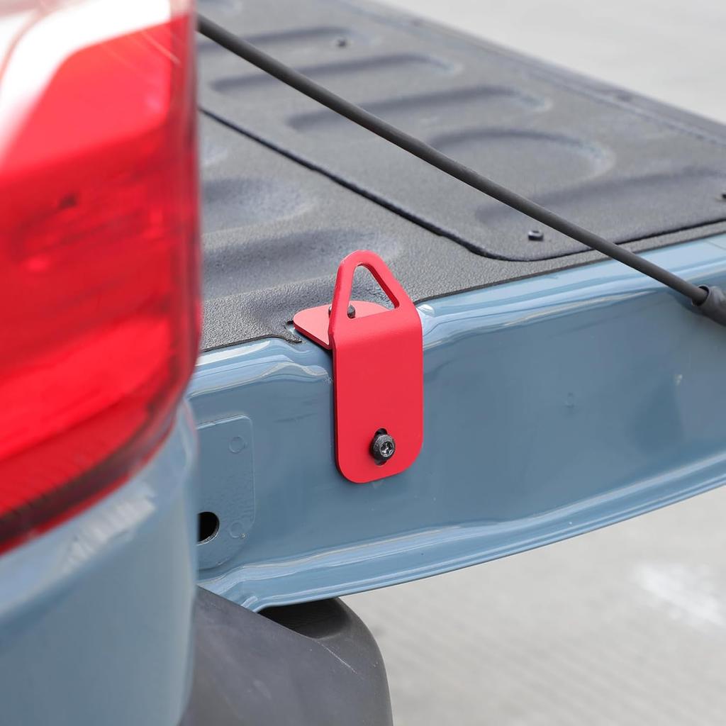 TOYCIDFG Car Tailgate Tie Down Anchors Compatible with Ford Maverick 2022-2025, Bed Rack Rail Accessories Trailers Hook Cargo Bolt Carbon Steel