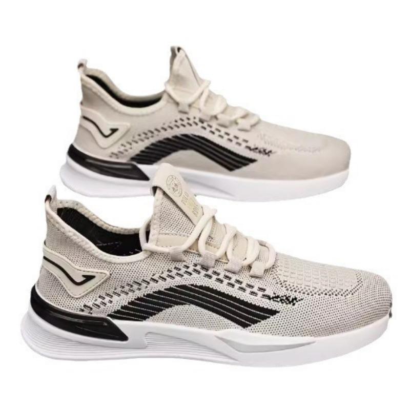 Spring and summer one-pedal breathable mesh casual shoes morning soft-soled men's shoes comfortable sports shoes men's versatile fly-woven shoes